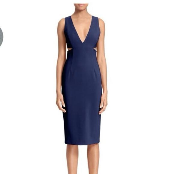Alice + Olivia Riki Cutout Sheath
Dress in Blue Size 8 - Picture 14 of 15